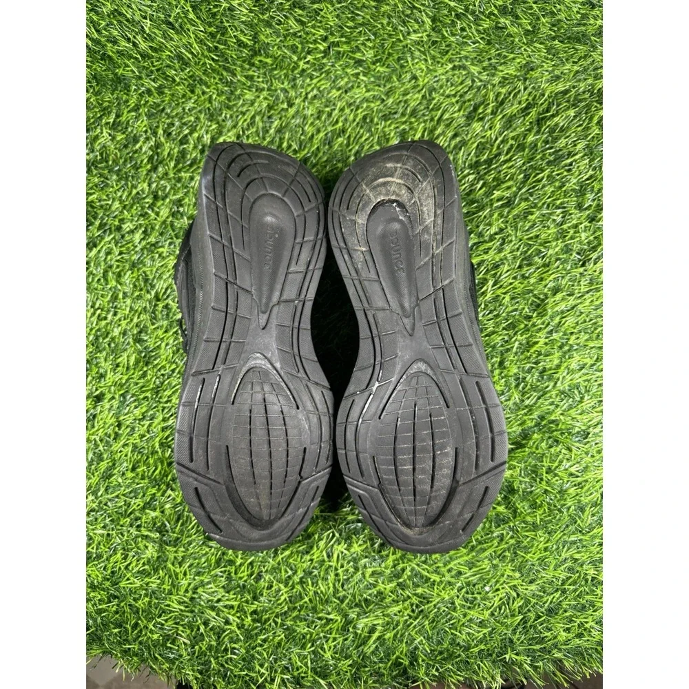 Adidas EQ21 Run Mens Size 9.5 Triple Black Athletic Trail Running Shoes Sneakers